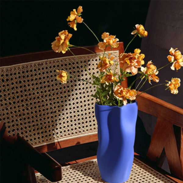 New Arrival Creative Modern Morandi Colorful Unique Shape Home Decoration Ceramic Porcelain Vases - Image 2