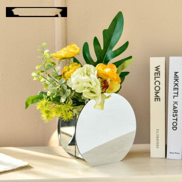 Acrylic Flower Vases Modern New Type Mirror Printing - Image 2