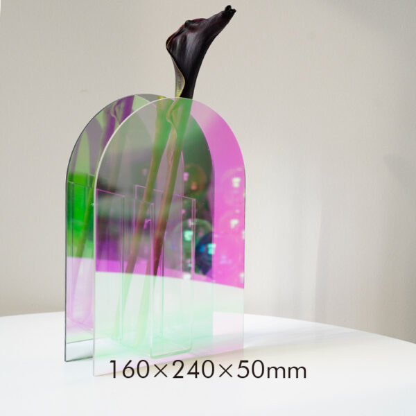 Acrylic Flower Vases Modern New Type Mirror Printing - Image 3